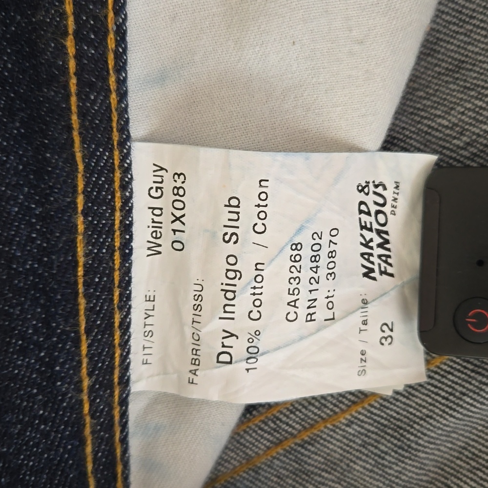 Naked and Famous jeans 32x30 - Picture 2 of 8